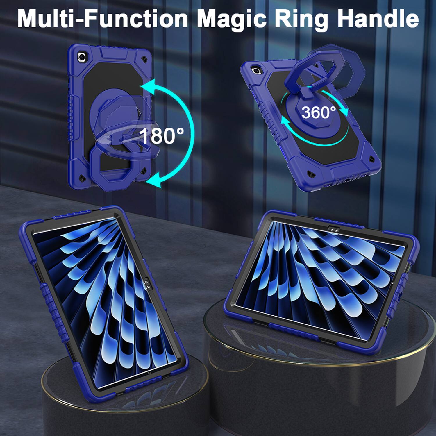 Multi-Function Magic Ring Handle

180°

360°