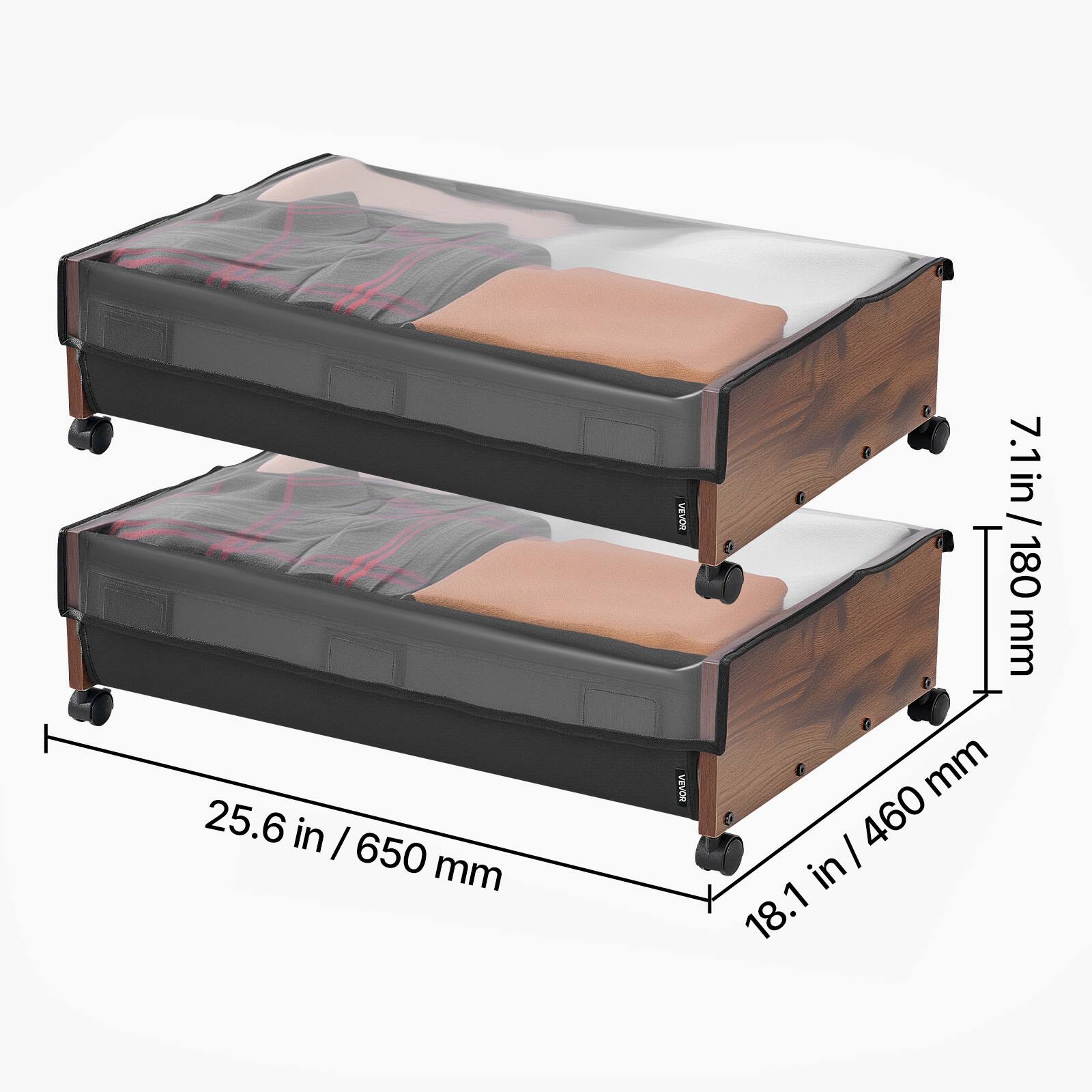 25.6 in / 650 mm  
7.1 in / 180 mm  
18.1 in / 460 mm