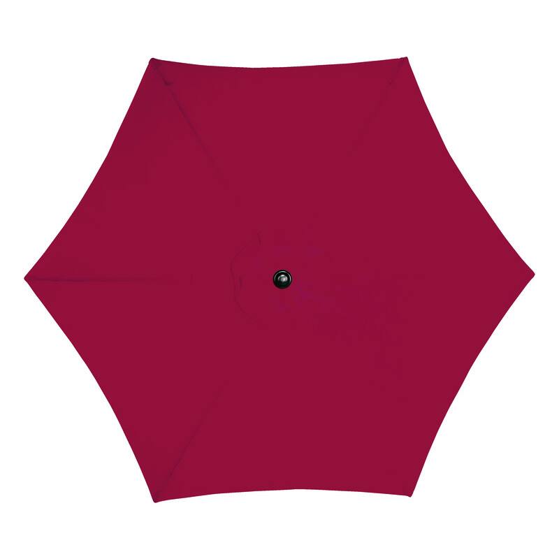 Angle. Living Accents - Living Accents 9 ft. Tiltable Brick Market Umbrella.