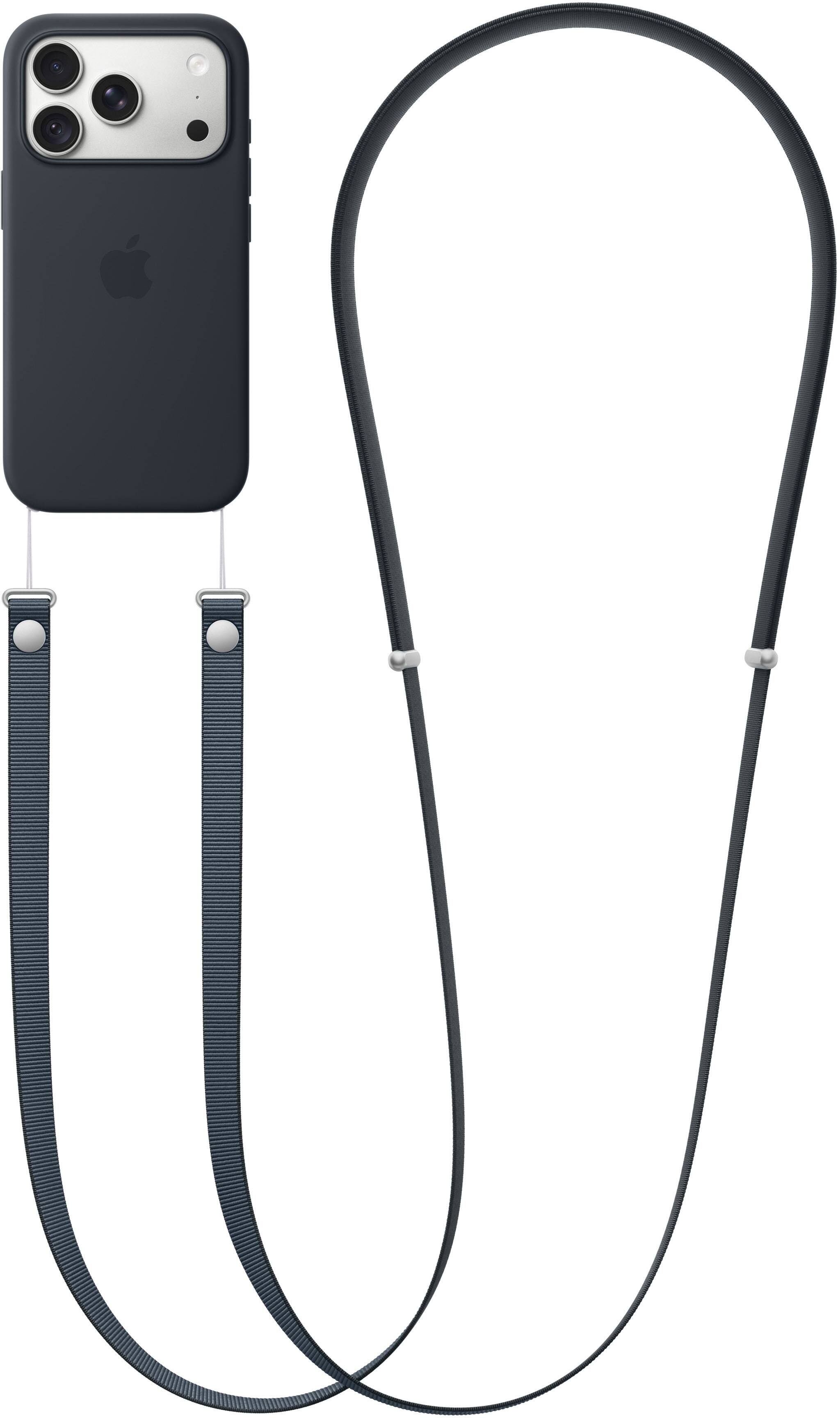 Alt View 1. Apple - Crossbody Strap (2026) - Navy Blue.