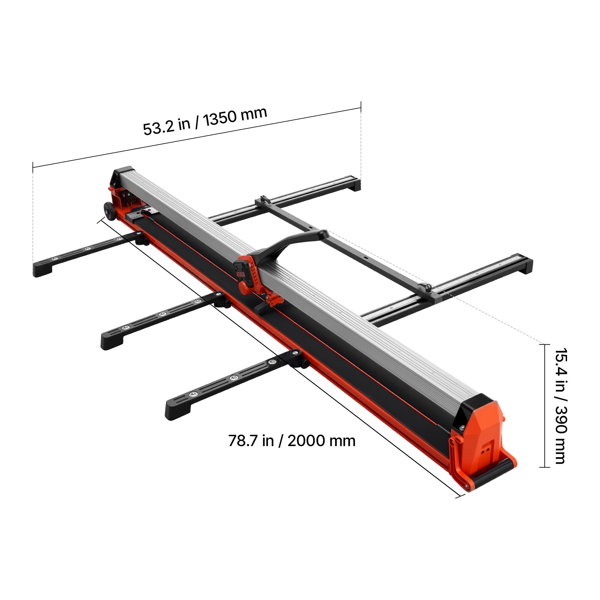 53.2 in / 1350 mm  
78.7 in / 2000 mm  
15.4 in / 390 mm
