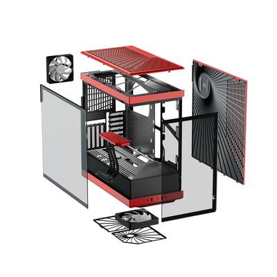 HYTE Y40 ATX Mid Tower PC Case Red CS-HYTE-Y40-BR - Best Buy HYTE Y40 ATX Mid Tower PC Case Red CS-HYTE-Y40-BR - Best Buy