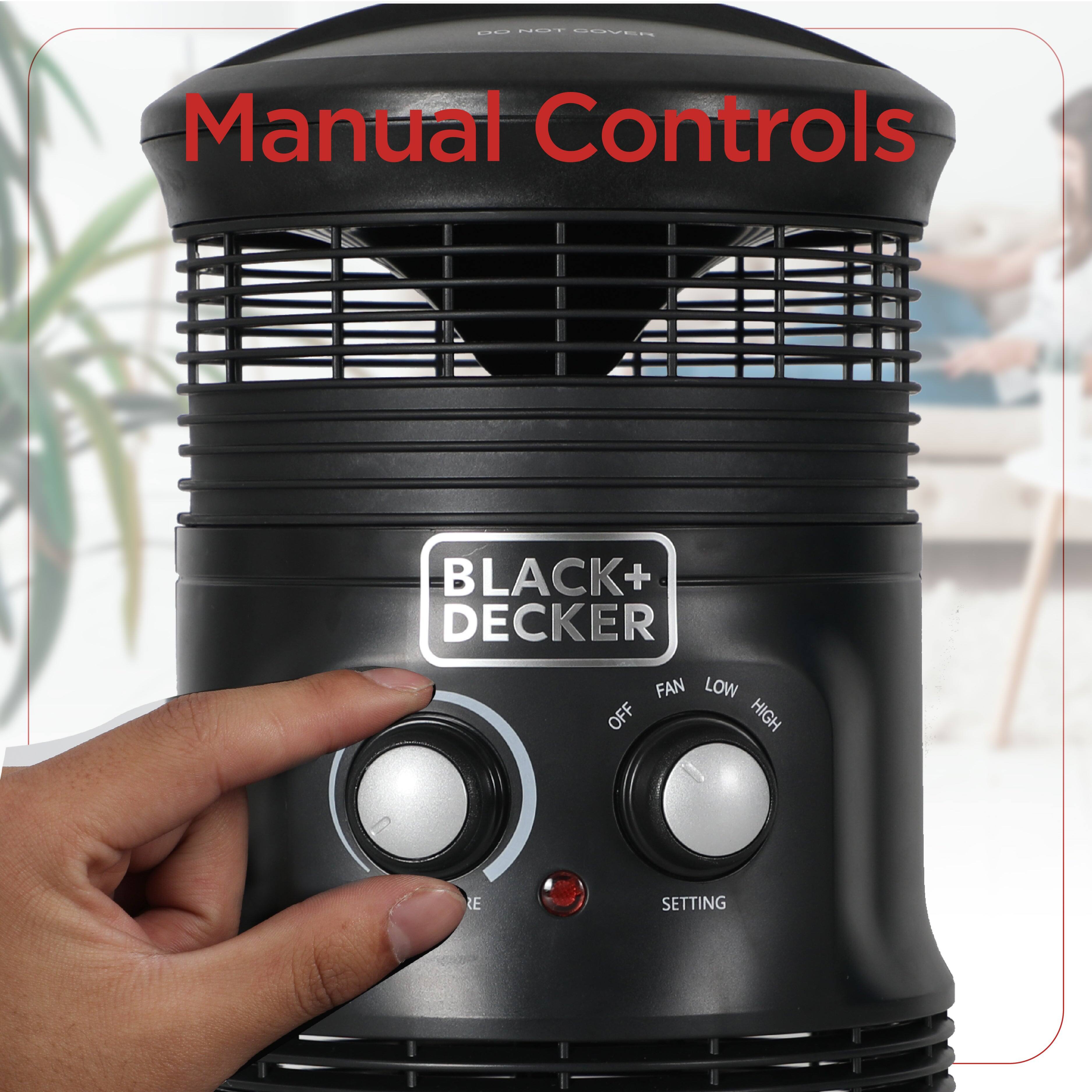 Manual Controls
BLACK+ DECKER
FAN
LOW
OFF
HIGH
SETTING