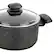 Alt View 2. Korkmaz - Korkmaz Ornella 2 Piece 3 Liter Aluminum Nonstick Casserole Dish with Lid - Black.
