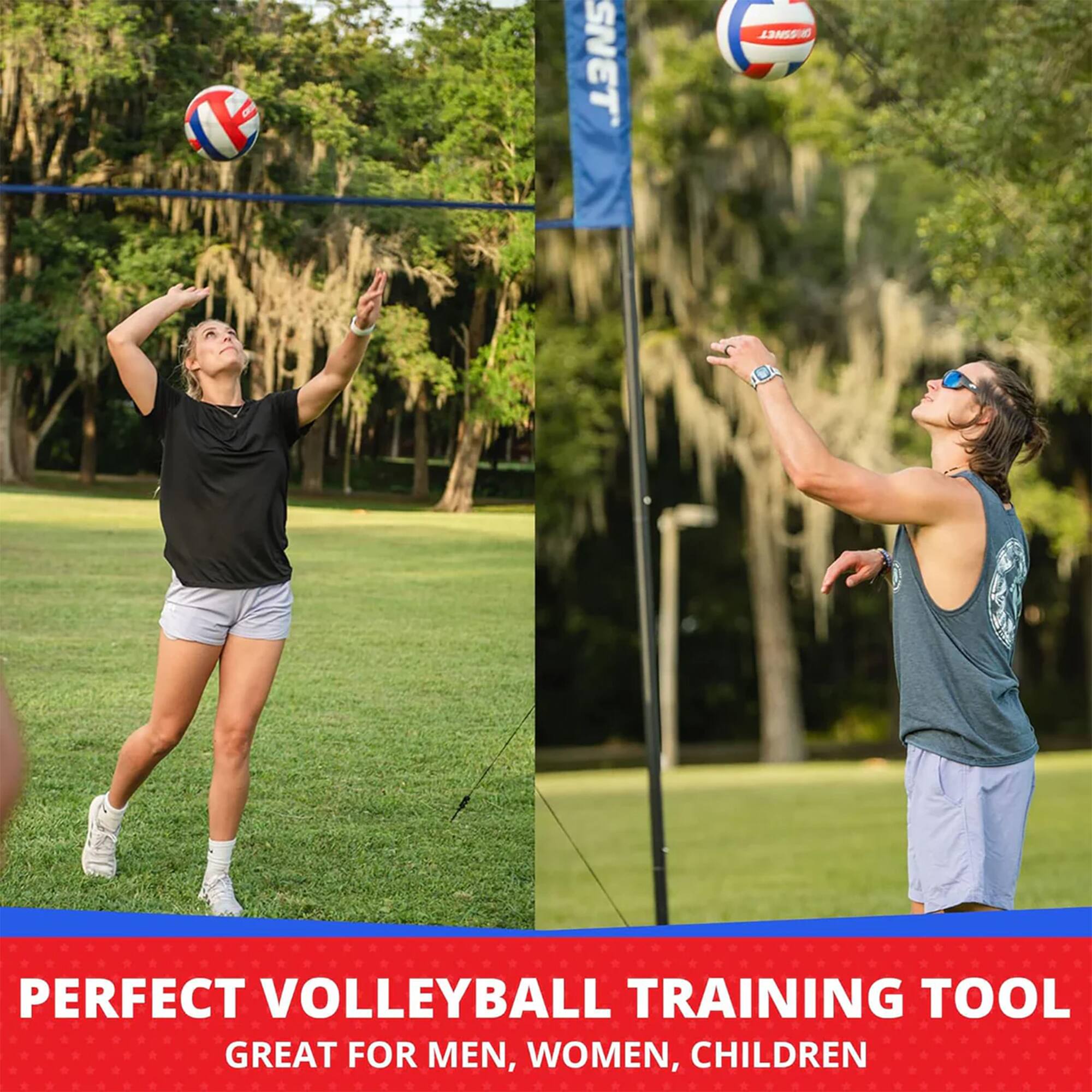 CSNET e GSSNET  
PERFECT VOLLEYBALL TRAINING TOOL  
GREAT FOR MEN, WOMEN, CHILDREN