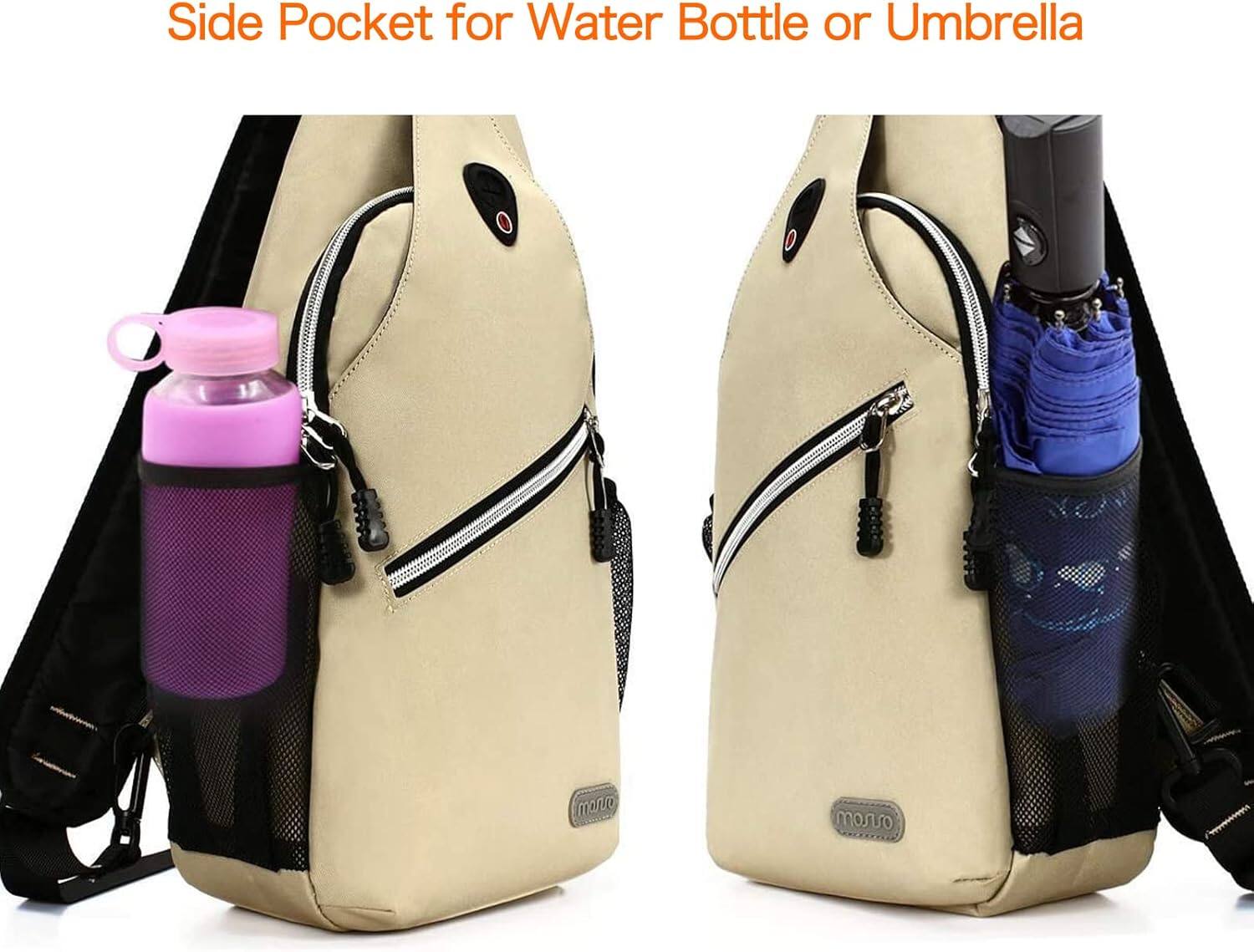 Side Pocket for Water Bottle or Umbrella