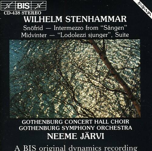 BIS CD-438 STEREO  
WILHELM STENHAMMAR  
Snöfrid — Intermezzo from "Sängen"  
Midvinter — "Lodolezz sjunger", Suite  

GOTHENBURG CONCERT HALL CHOIR  
GOTHENBURG SYMPHONY ORCHESTRA  
NEEME JÄRVI  

A BIS original dynamics recording