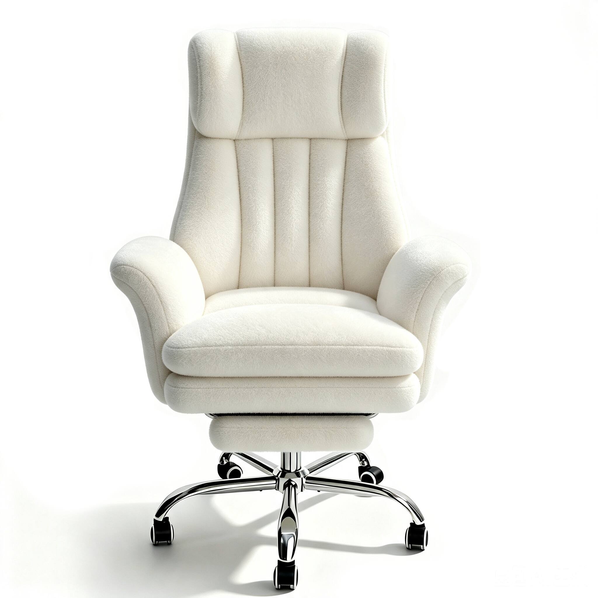 White-Faux Rabbit Fur