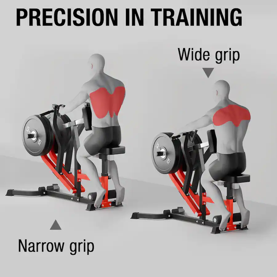 Syedee Seated Row Machine Plate Loaded Lat And Back Workout Equipment syedee-seated-row-machine-plate-loaded-lat-and-back-workout-equipment