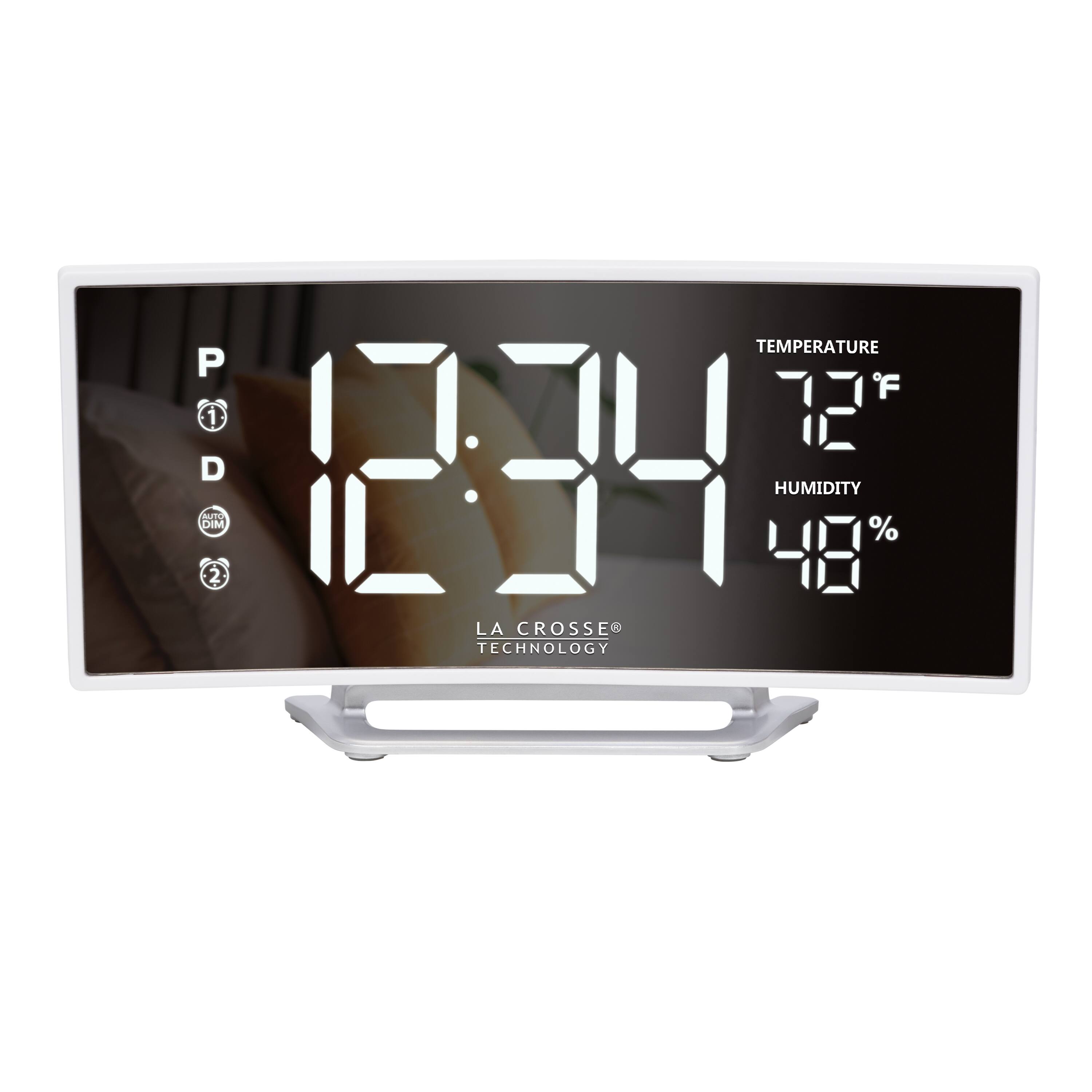 TEMPERATURE P 1 72F D AUTO DIM 2 12:34 HUMIDITY % LA CROSSE TECHNOLOGY
