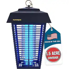 Electric Bug Zapper for Outdoor Insect and Mosquito Control, Covers Up to 1.5 Acres