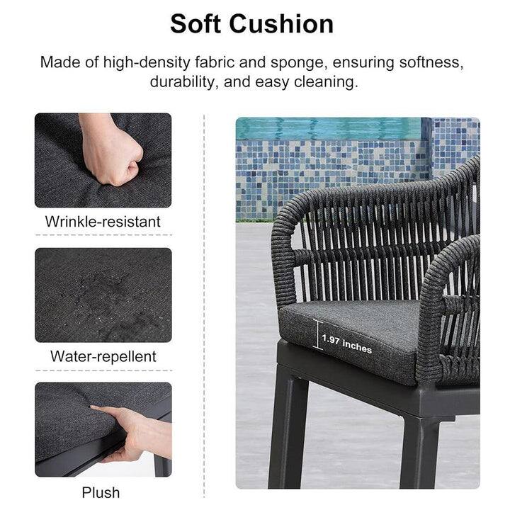 Soft Cushion

Made of high-density fabric and sponge, ensuring softness, durability, and easy cleaning.

- Wrinkle-resistant
- Water-repellent
- Plush

1.97 inches
