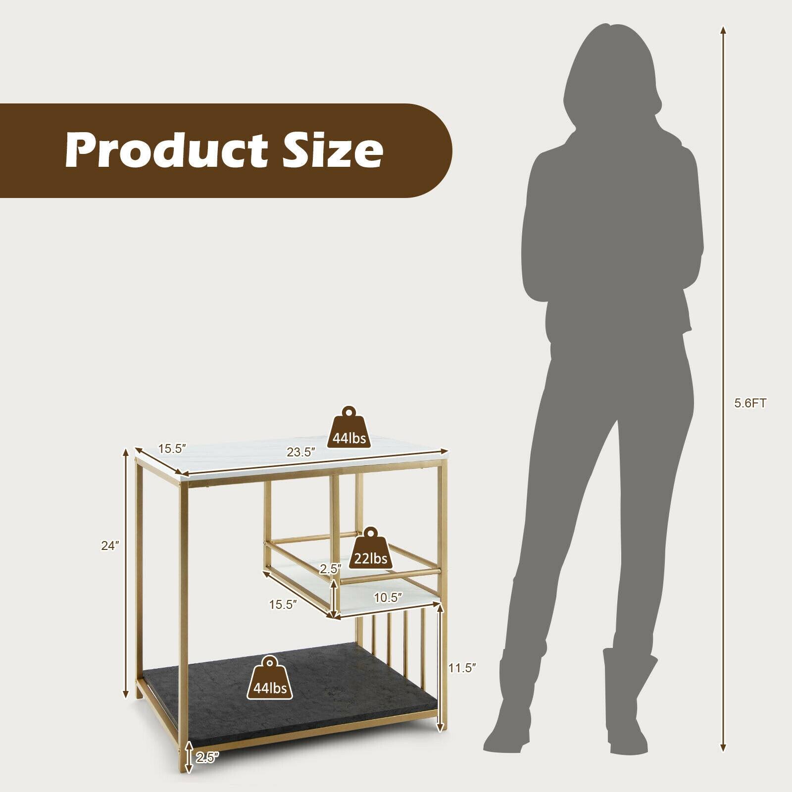 Product Size

5.6FT
15.5"
44lbs
23.5"
24"
22lbs
2.5"
15.5"
10.5"
44lbs
11.5"
2.5"