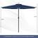 An umbrella base is needed to secure the patio umbrella (not included).