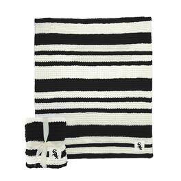 Logo Brands - Chicago White Sox 50" x 60" Cable-Knit Throw Blanket - Multicolor