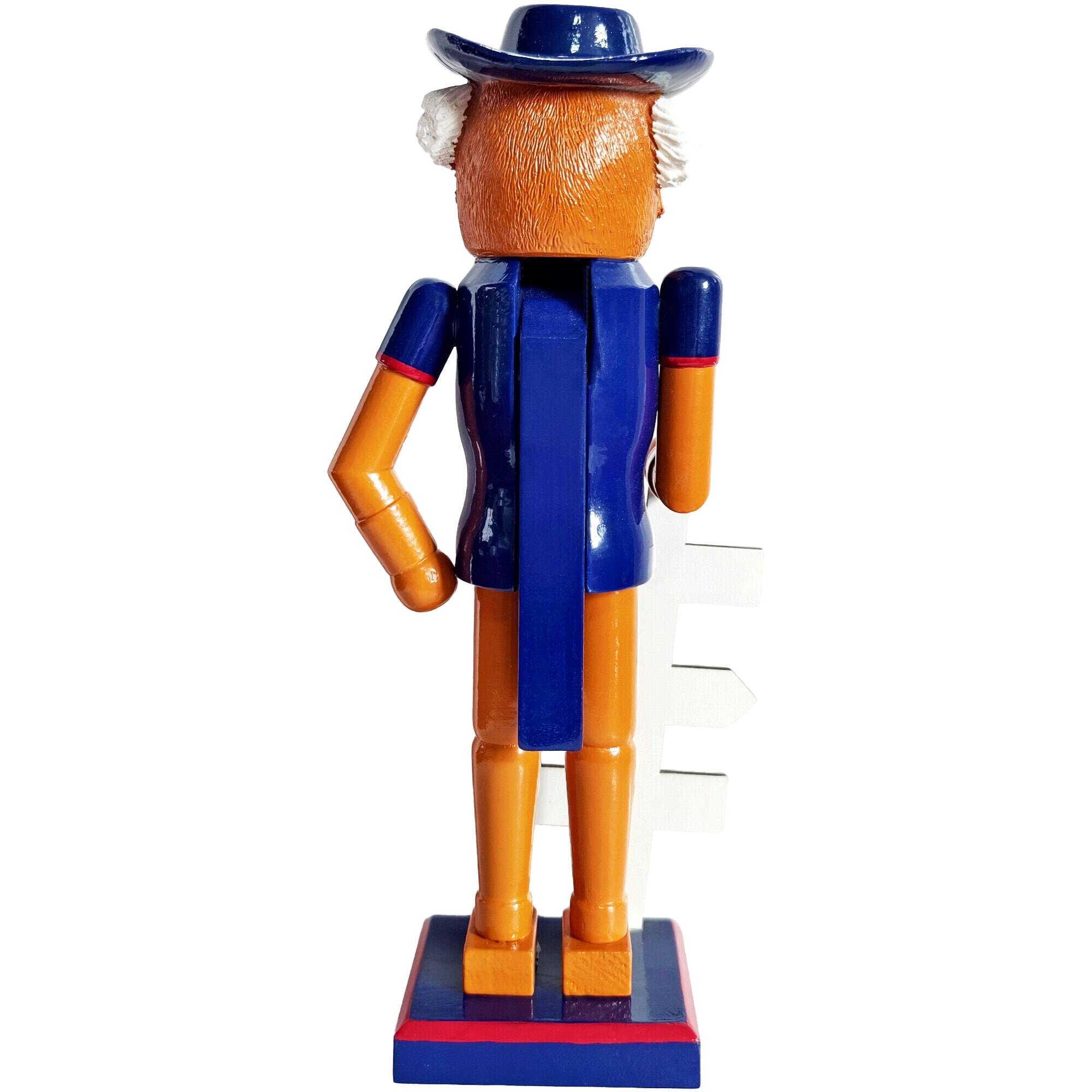 Alt View 1. Santa's Workshop - Arizona Wildcats 12" Mascot Nutcracker - Blue.