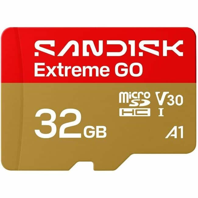 SANDISK - 32 GB Class 10/UHS-I (U1) microSDHC - 100 MB/s Read - 60 MB/s Write