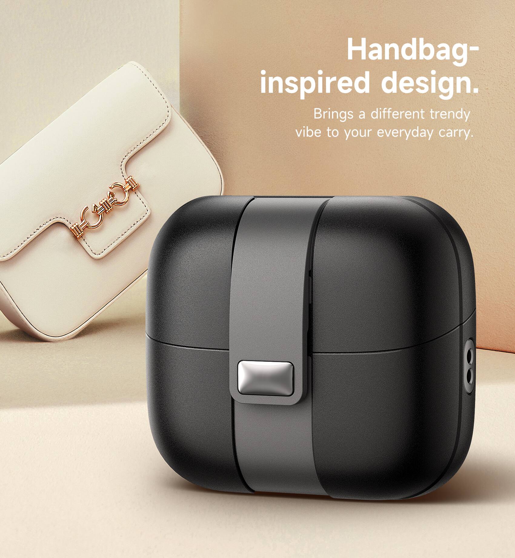 Handbag-inspired design.  
Brings a different trendy vibe to your everyday carry.