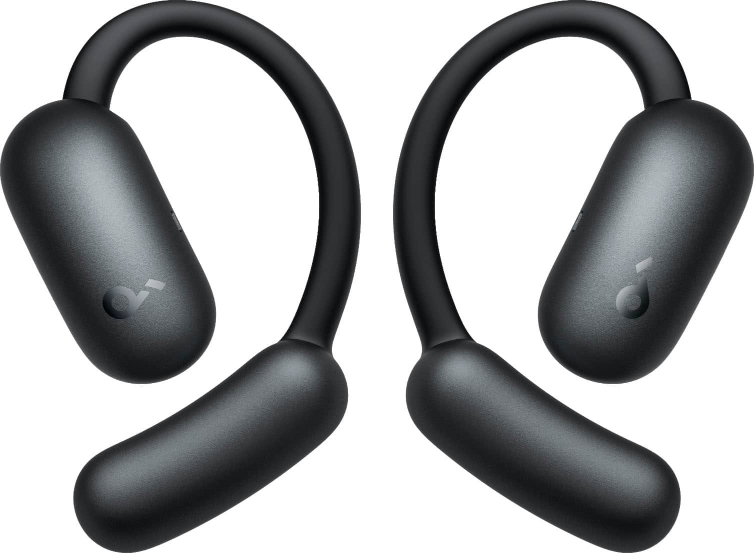 Angle. Soundcore - by Anker AeroFit 2 Open-Ear Headphones with Adjustable Ear Hooks - Black.