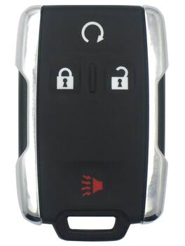 Car Keys Express - GM Keyless Entry Remote - 4 Buttons (Lock, Unlock, Remote Start, and Panic) - Black