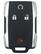 Front. Car Keys Express - GM Keyless Entry Remote - 4 Buttons (Lock, Unlock, Remote Start, and Panic) - Black.