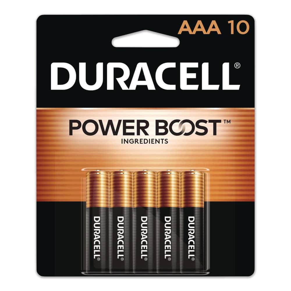 Duracell - MN2400B10Z Power Boost CopperTop Alkaline AAA Batteries (10/Pack)