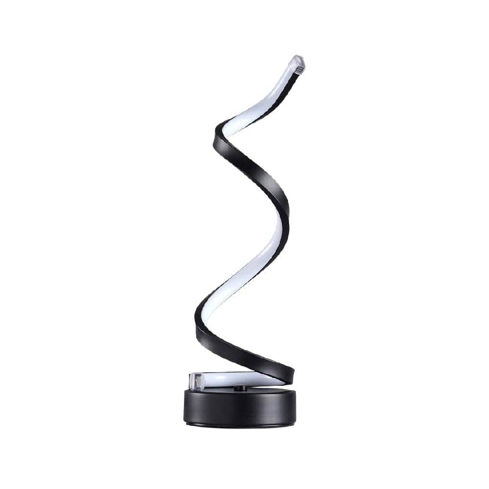 Bond Moyle - DIMMABLE SPIRAL LED TABLE LAMP - Black