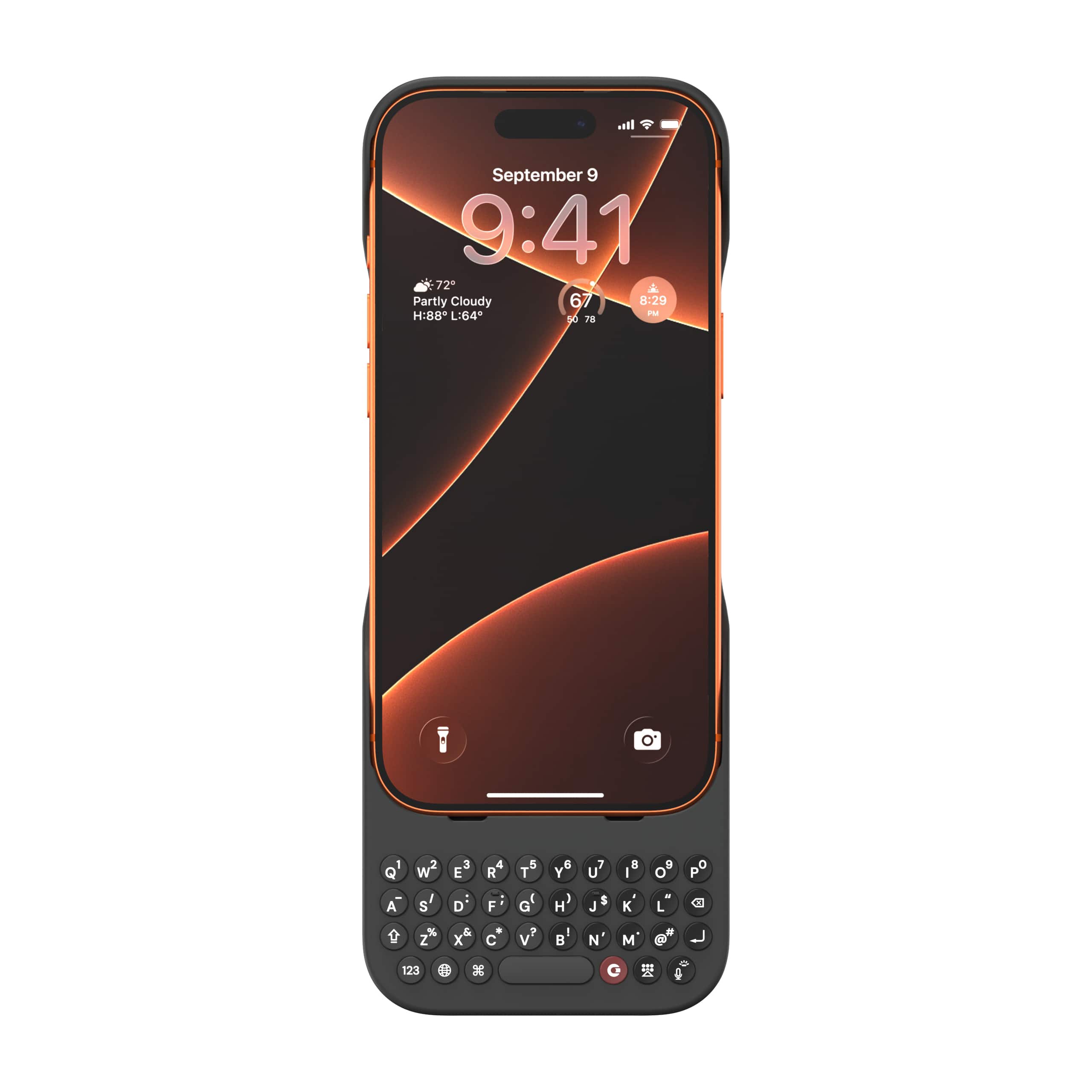 Clicks - Keyboard Case for iPhone 17 Pro - Onyx