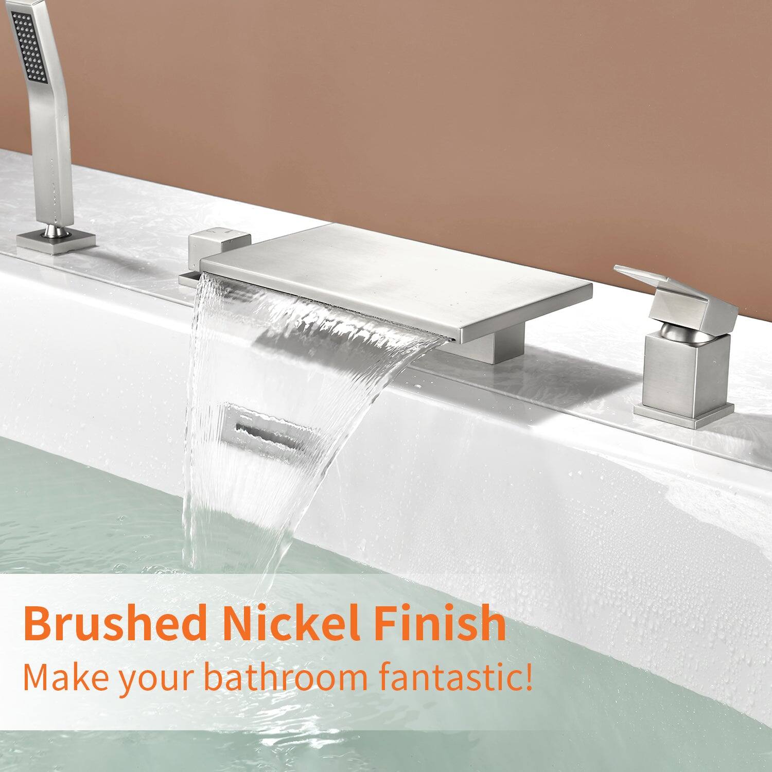 Brushed Nickel Finish  
Make your bathroom fantastic!