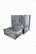Left. Coyote Outdoor Living - Asado / Power Burner Insert Sleeve with Storage Drawer - stainless Steel.