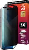 ZAGG - 4-Way Privacy XTR Glass Screen Protector for Apple iPhone 17 - Clear