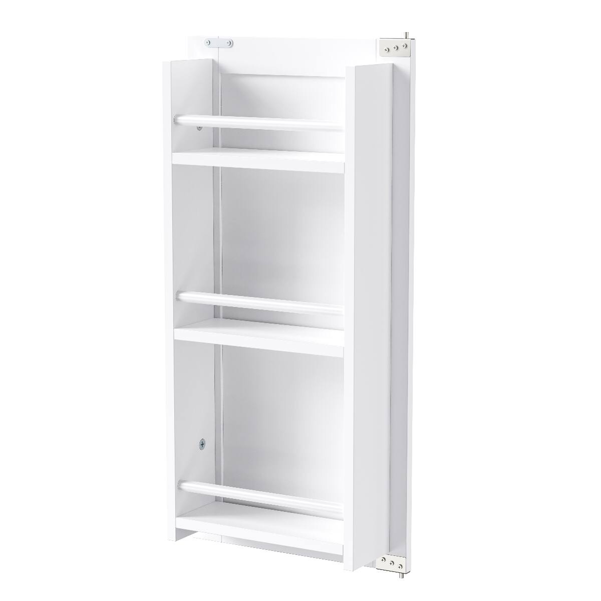 Back. Loheer - Loheer 74.8" Kitchen Island with Extendable Dining Table, White Kitchen Storage Cart with 3 Drawers & Power Outlet - White.