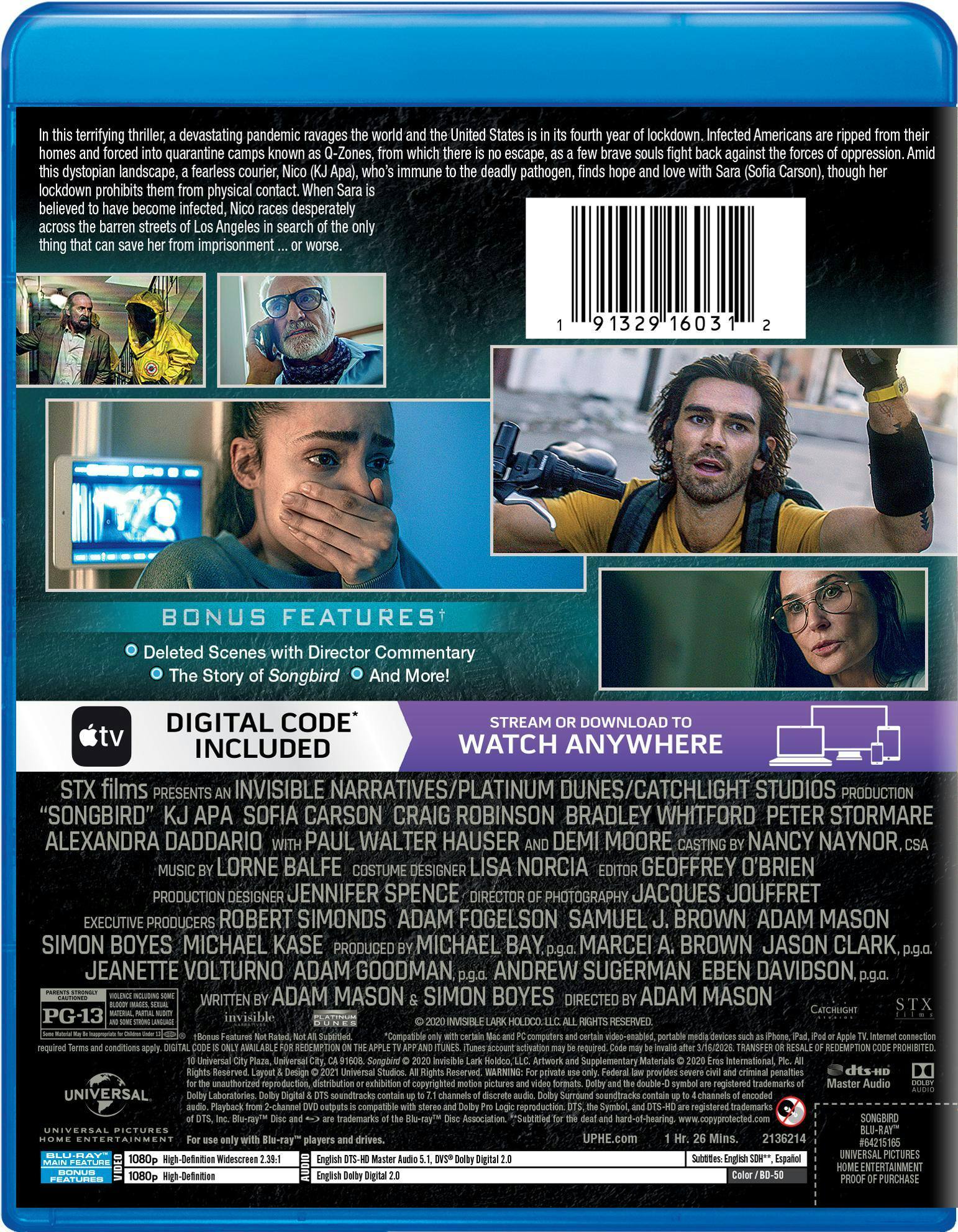 Back. Songbird   - BLU-RAY.