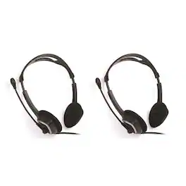 Bundle - iMicro - IM320 USB Headset with Microphone - 2-Pk