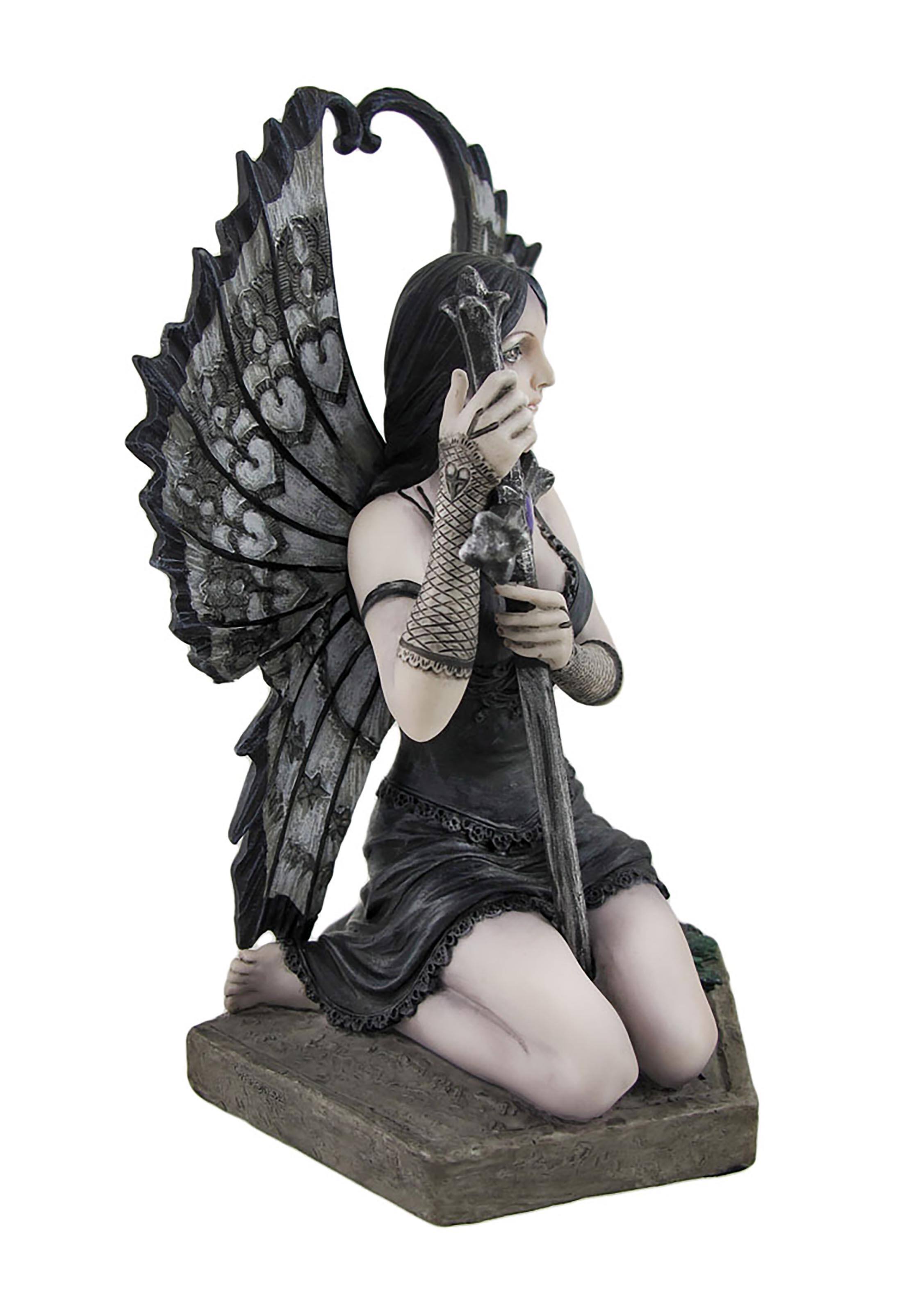 Alt View 2. Veronese Design - Anne Stokes Lost Love Mourning Gothic Fairy - Black.