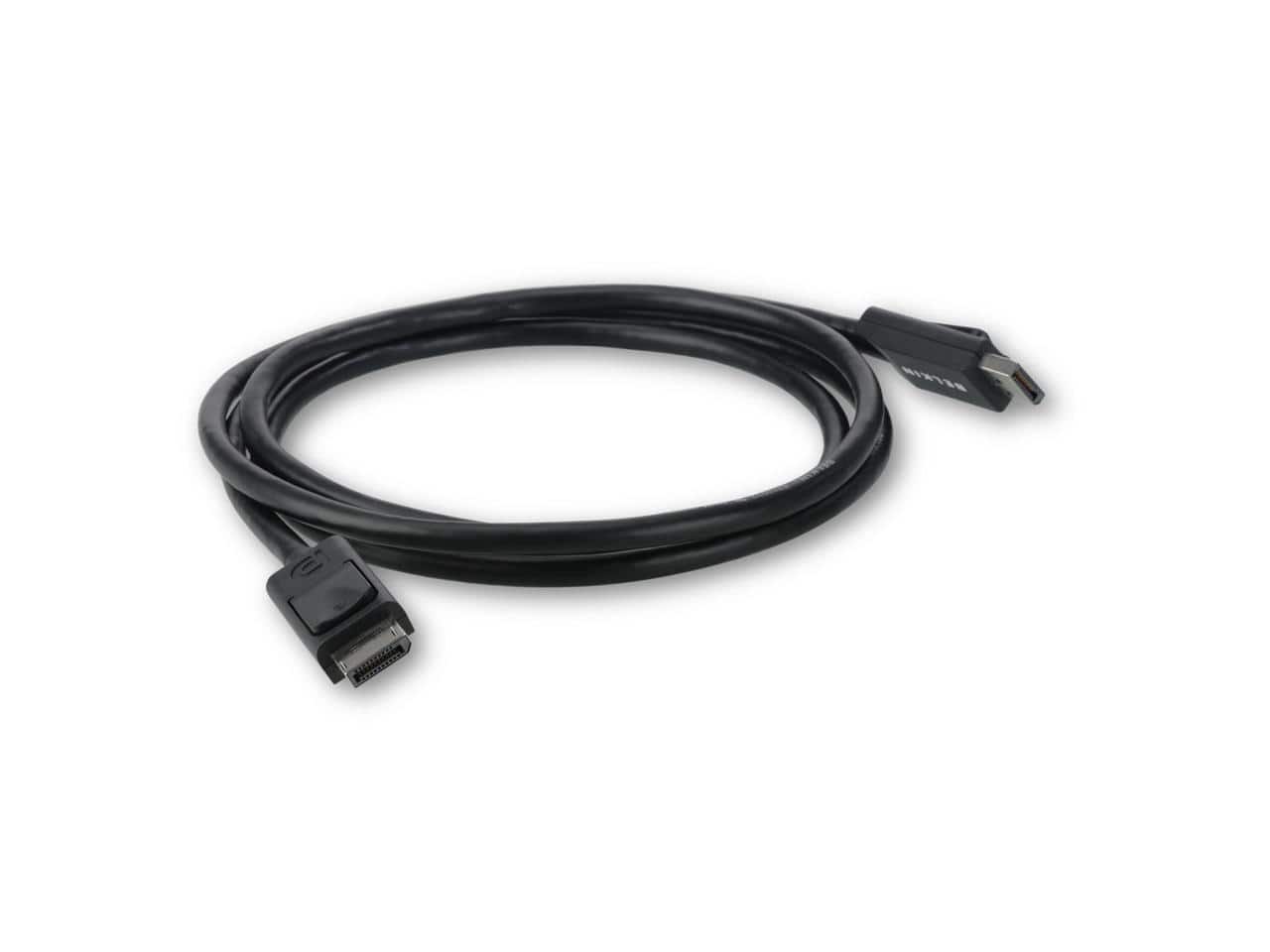 Belkin - F2CD000B03-E 3 ft. Black 1 x DisplayPort Male to 1 x DisplayPort Male M/M DisplayPort Cable Male to Male