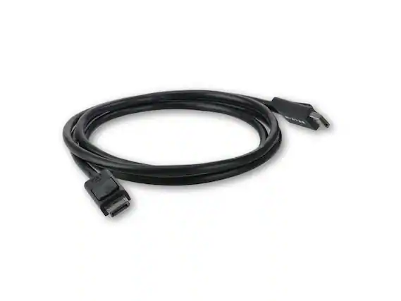 Front. Belkin - Belkin F2CD000B03-E 3 ft. Black 1 x DisplayPort Male to 1 x DisplayPort Male M/M DisplayPort Cable Male to Male.