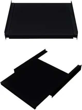 Front. Conserv - Conserv Washer and Dryer Stacking Kit with Shelf Space Saving.