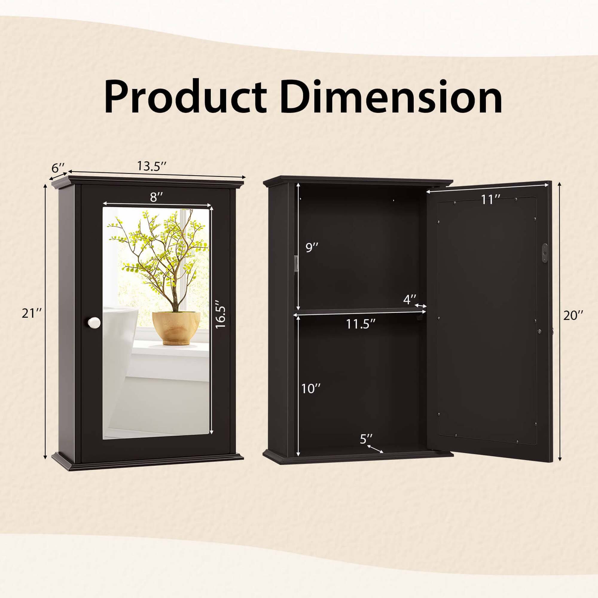 Product Dimension: 6" x 13.5" x 8" x 11" x 9" x 21" x 16.5" x 11.5" x 4" x 20" x 10" x 5"