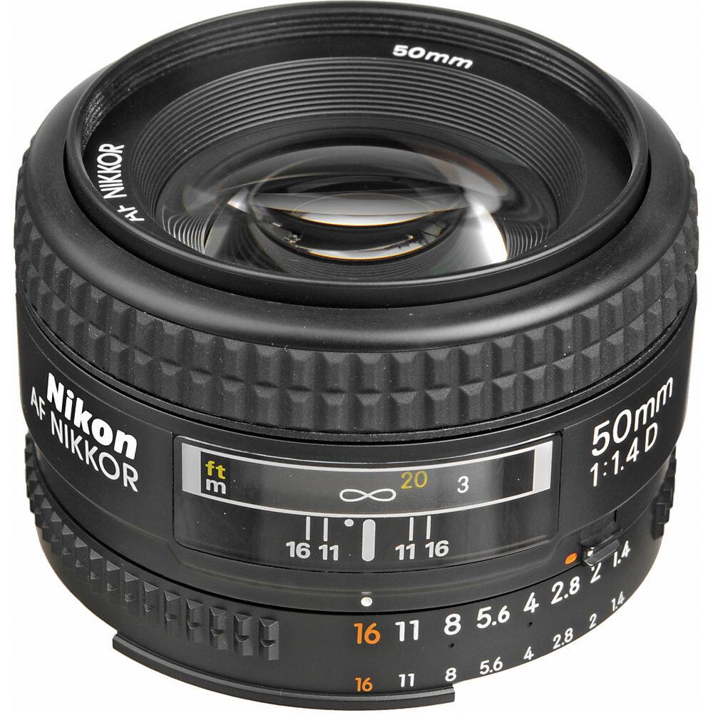 50mm NIKKOR AF Nikon R ft m 50mm 1:1.4D 20 3 16 11 16 11 2.8 4 5.6 8 11 16