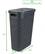 Alt View Zoom 19. Mind Reader - 40 Liter Slim Laundry Basket, Laundry Hamper with Cutout Handles, Washing Bin, Dirty Clothes Storage - Gray.