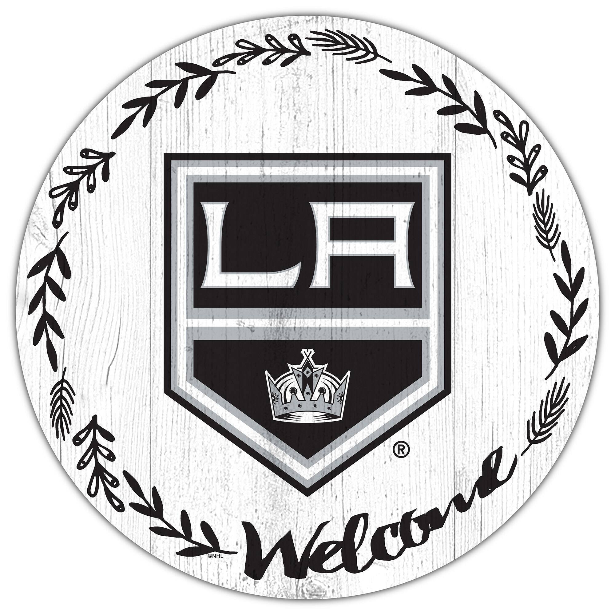 Los Angeles Kings 12" Welcome Circle Sign