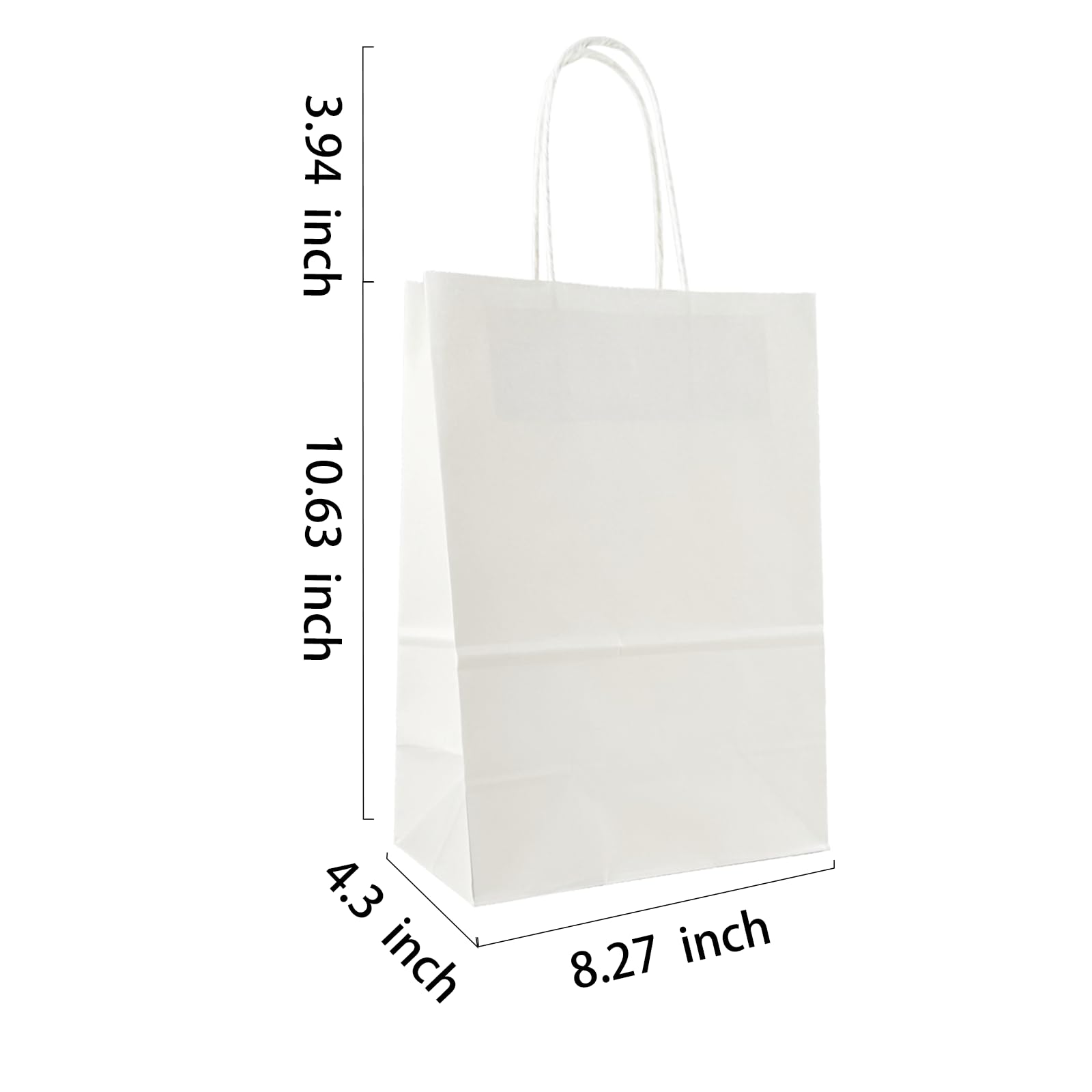 3.94 inch  
10.63 inch  
4.3 inch  
8.27 inch