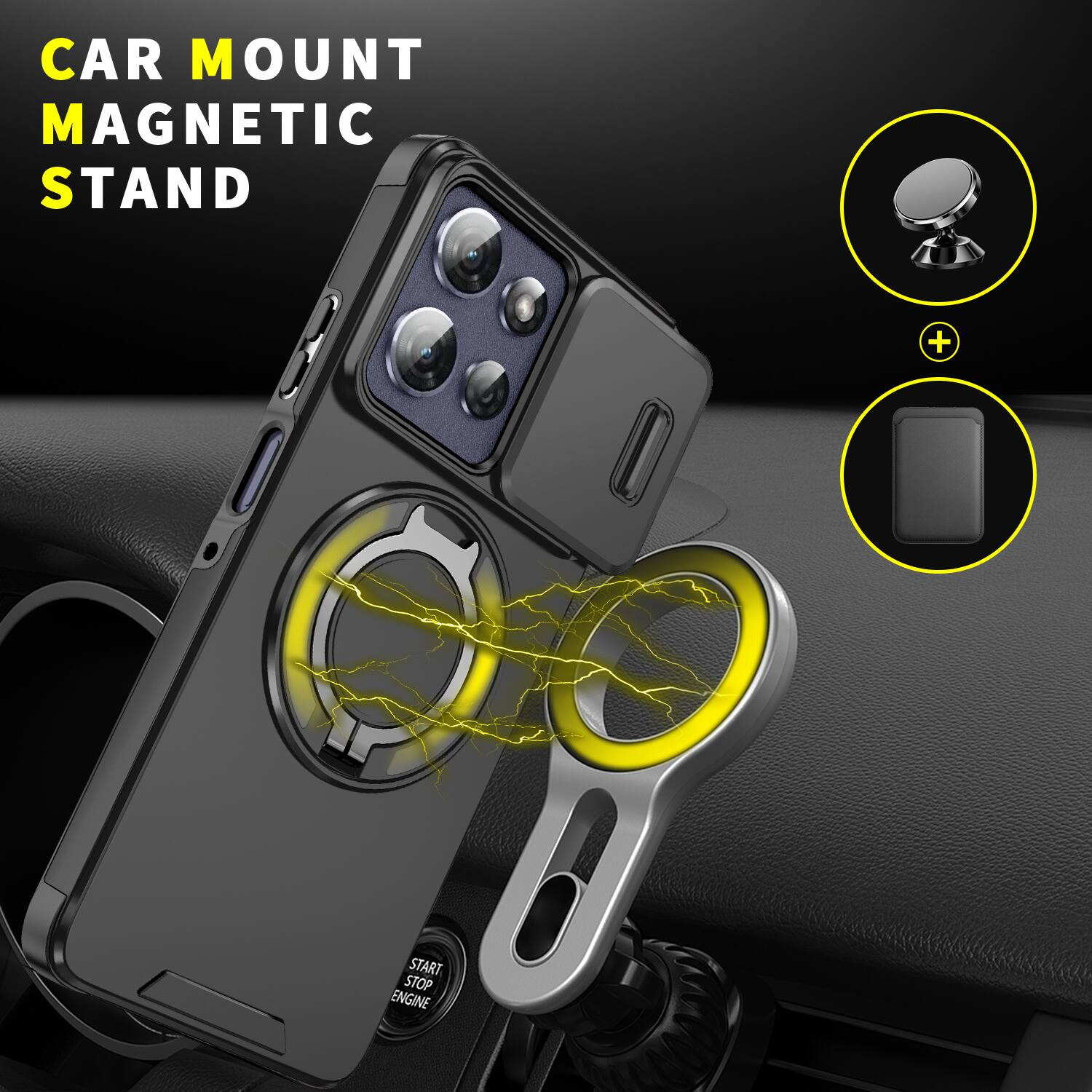 CAR MOUNT MAGNETIC STAND

START STOP ENGINE
