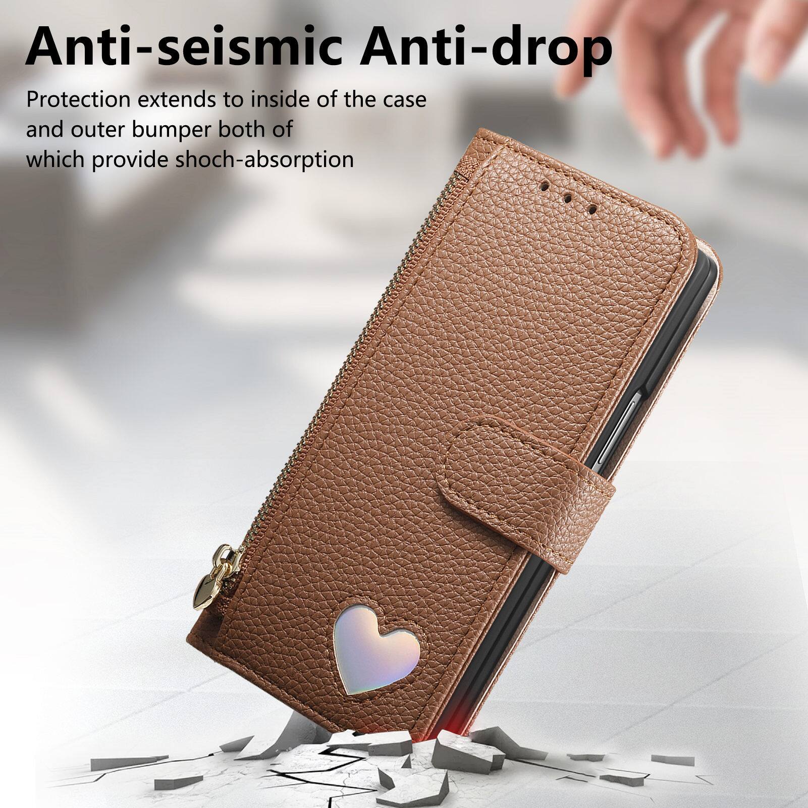 Anti-seismic Anti-drop Protection extends to inside of the case and outer bumper both of which provide shock-absorption