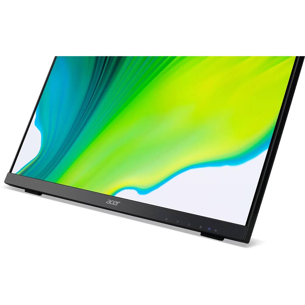 Alt View 3. Acer - UT 23.8" AG IPS LED Monitor UM.QW2AA.001 - Black.