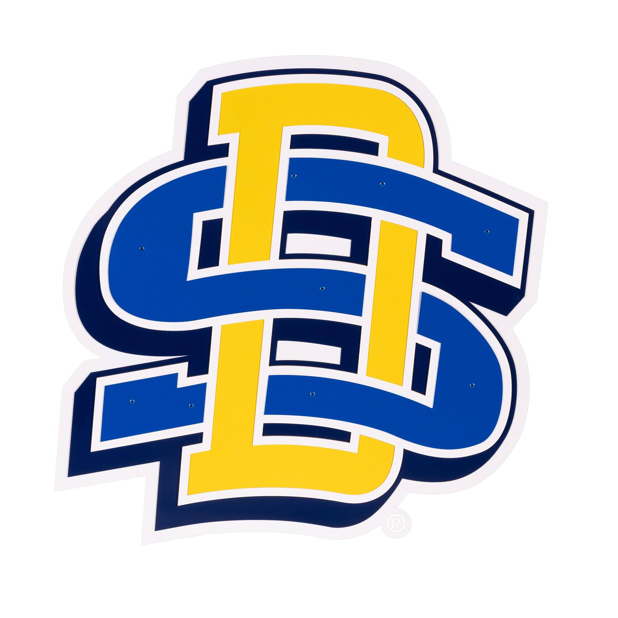 South Dakota State Jackrabbits 23" Layered Metal Wall Art Sign