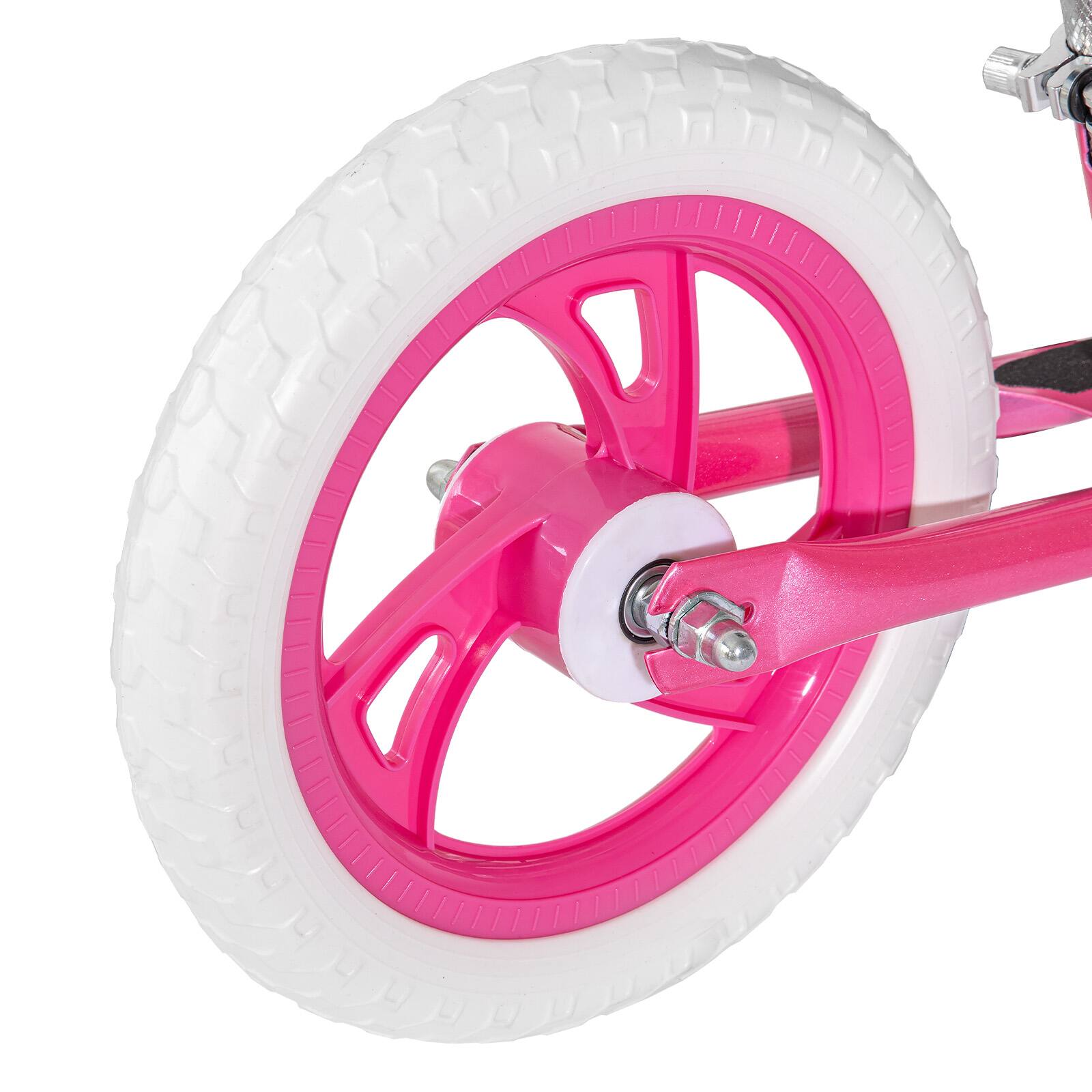 Alt View 4. JOYSTAR - JOYSTAR Roadster 12" Kids Balance Bike for Boys Girls Ages 2-5, Toddler Balance Bikes with Footrest & Doll Seat, Pink - Pink.