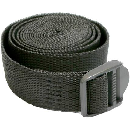 Front. Coghlan’s - Coghlan's Utility Strap, 8' Length, Polypropylene Tie Downs Camping Boating Camp - Black.