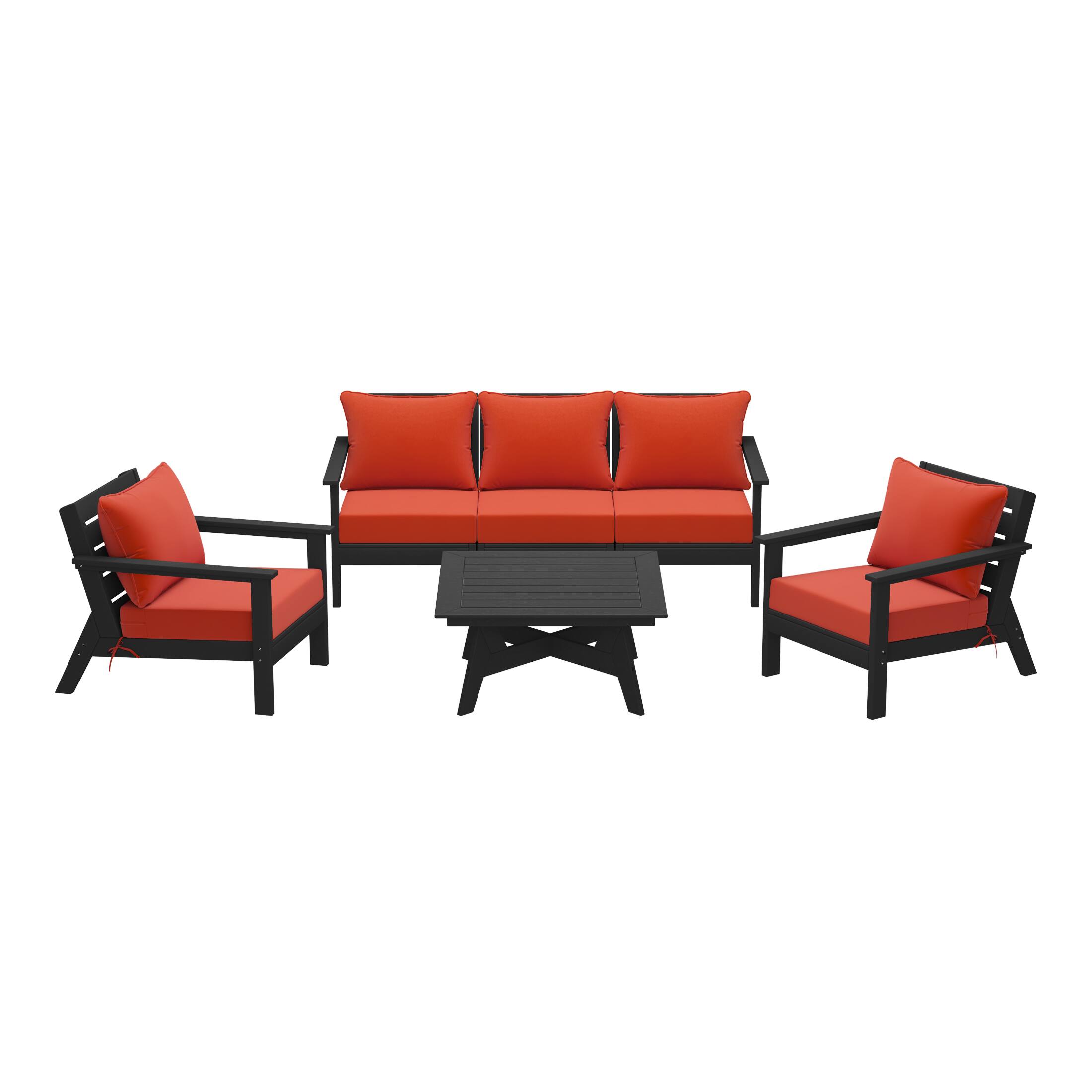 Black/Orange